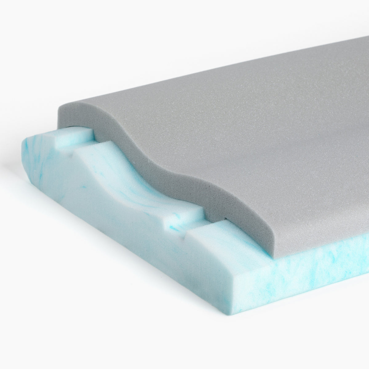 Refuel Pillow foam configuration with the middle layer removed